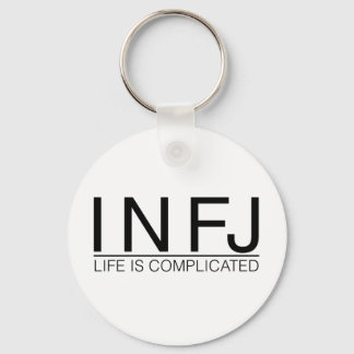 INFJ Life is complicated Key Ring