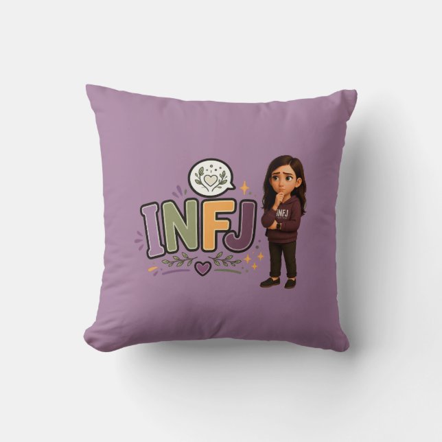 INFJ — The Guardian of Ideas Cushion (Front)