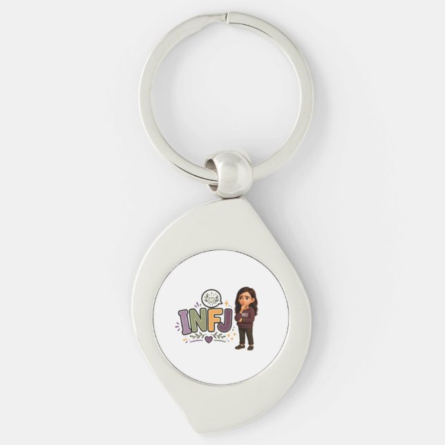 INFJ — The Guardian of Ideas Key Ring (Front)
