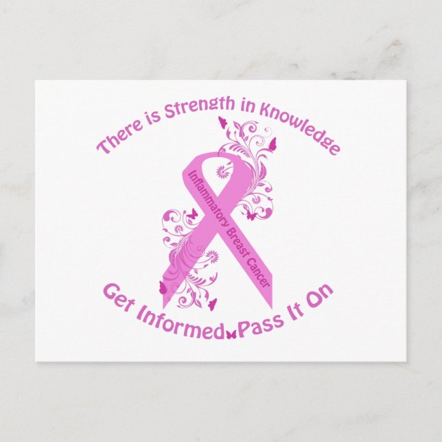 Inflammatory Breast Cancer Awareness Postcard (Front)