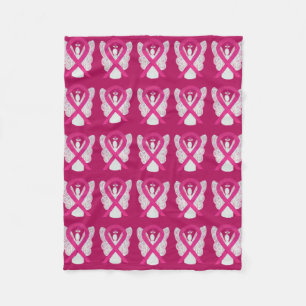Inflammatory Breast Cancer Awareness Soft Blankets