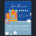 Inflatable Castle Jump House Bounce Party Rentals Flyer<br><div class="desc">Inflatable Business Party Entertainment Design</div>