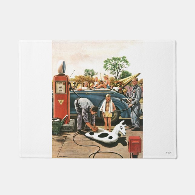 Inflating Beach Toy Doormat (Front)