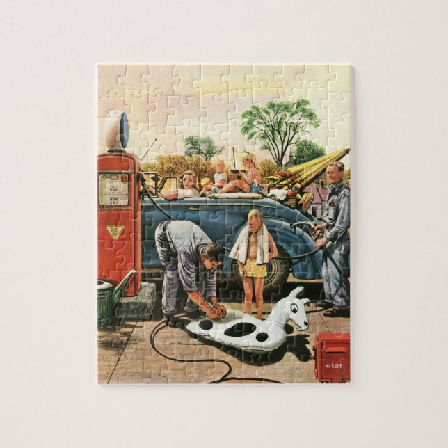 Inflating Beach Toy Jigsaw Puzzle (Vertical)