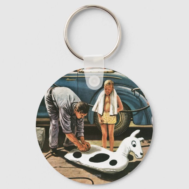 Inflating Beach Toy Key Ring (Front)