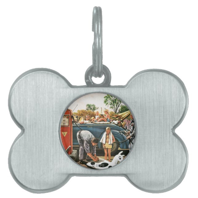 Inflating Beach Toy Pet Tag (Front)