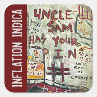INFLATION INDICA SQUARE STICKER