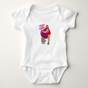 Inflation is not transitory baby bodysuit