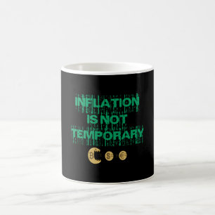 Inflation is not transitory coffee mug