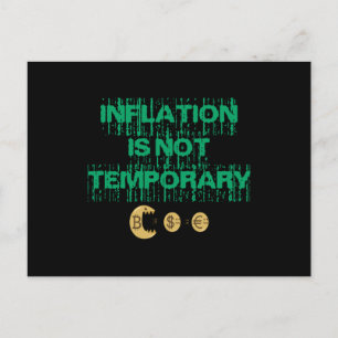 Inflation is not transitory postcard