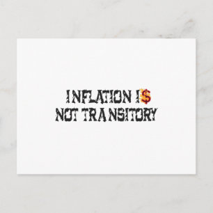 Inflation is not transitory postcard