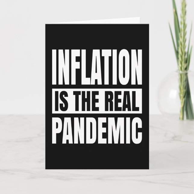 Inflation is the real pandemic card (Front)