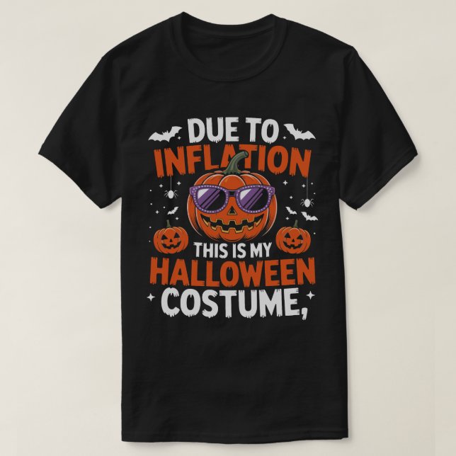 Inflation Pumpkin Costume T-Shirt (Design Front)