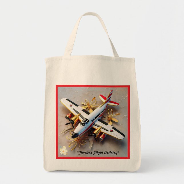 "Inflight Opulence" Tote Bag (Front)