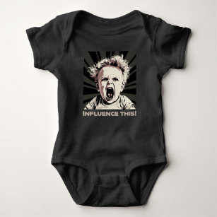Influence this! - Dry Humour Baby Bodysuit