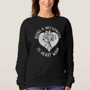 Influencer Content Creator Social Media Specialist Sweatshirt