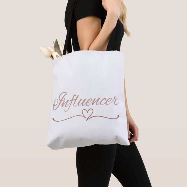Influencer Script, Fun Birthday Gift for Her  Tote Bag (Close Up)
