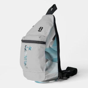 INFLUENCER Sling Bag Trend Abstract Blue