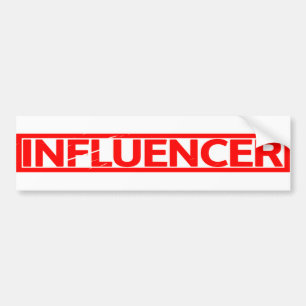 Influencer Stamp Bumper Sticker