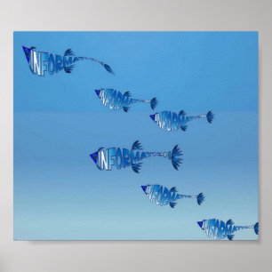 Info Fish Family Poster