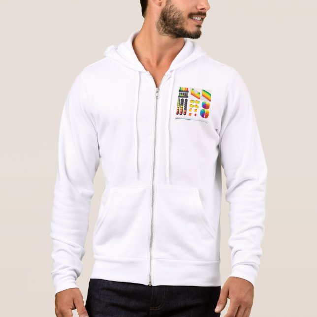 Infographic Elements and Data Visualisation Hoodie (Front)