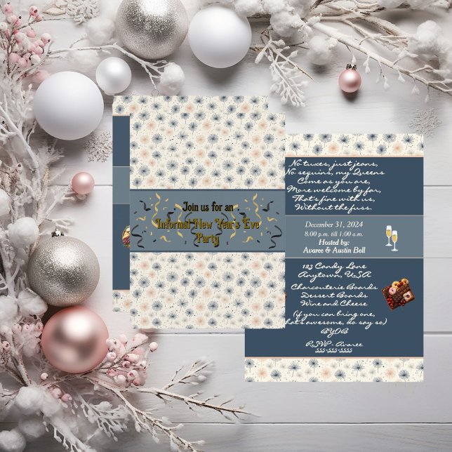 Informal New Year's Eve Party Invitation (Creator Uploaded)