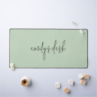Informal Script Name Plain Sage Green
