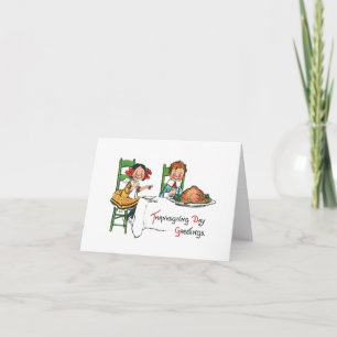 Informal Thanksgiving Invite Card