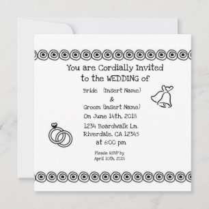 Informal Wedding Invitation