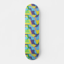 Information Highway Colorful Skateboard Deck
