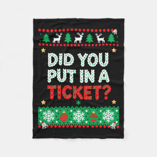 Information Technology Funny Christmas Computer Te Fleece Blanket