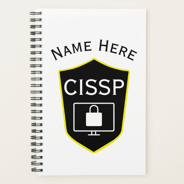 Information Technology IT CISSP Certification Gift Planner (Front)