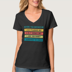 Information Technology Tech Technical Support T-Shirt