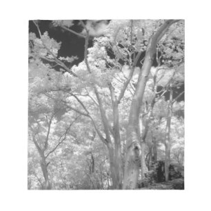 Infra red of trees buildings and trails in Las 2 Notepad