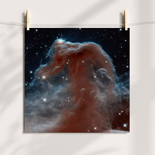 Infrared Horsehead Nebula Poster