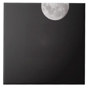 Infrared moon. tile