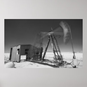 infrared oil well poster