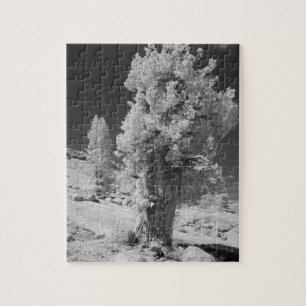 Infrared photo in East side of Yosemite National Jigsaw Puzzle
