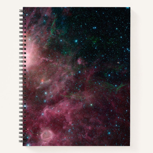 Infrared View Showing The Birth And Death Of Stars Notebook (Front)