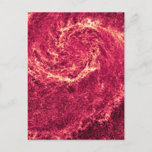 Infrared Whirlpool Galaxy Messier 51a NGC 5194 Postcard