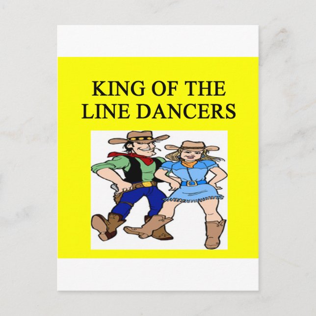 ing of line dancing postcard (Front)