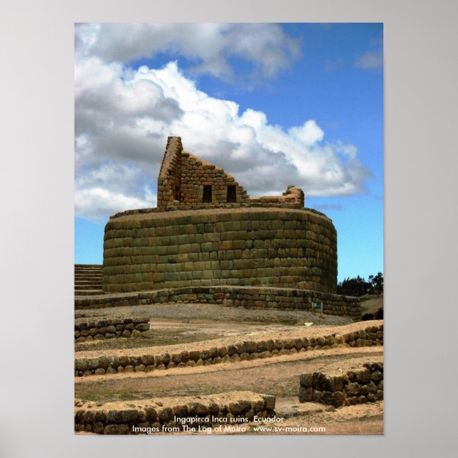 Ingapirca Inca ruins, Ecuador Poster (Front)