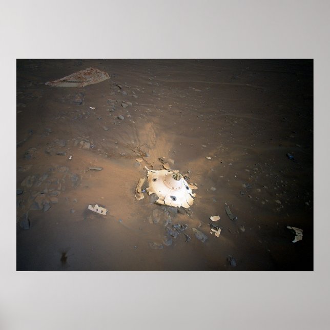 Ingenuity Mars Helicopter/ Perseverance Backshell  Poster (Front)