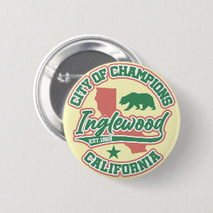 Inglewood,California 6 Cm Round Badge