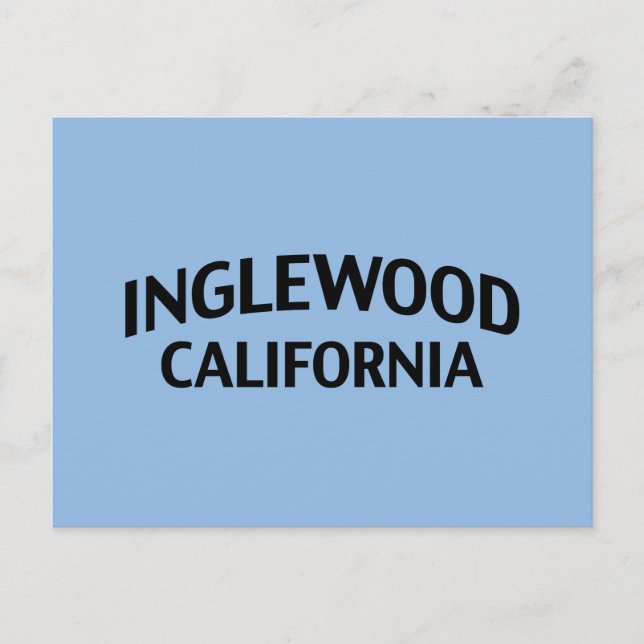 Inglewood California Postcard (Front)