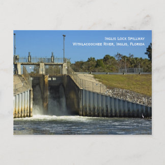 Inglis Lock Spillway Postcard