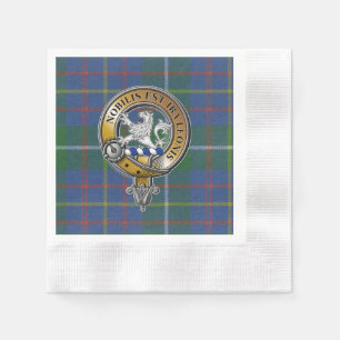 Inglis Tartan & Badge Napkin