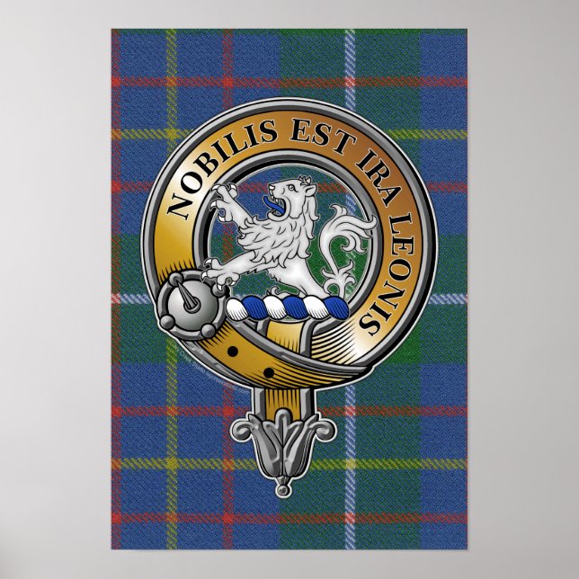 Inglis Tartan & Badge Poster (Front)