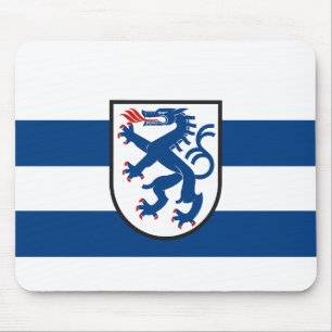 Ingolstadt city flag germany symbol emblem dragon mouse pad