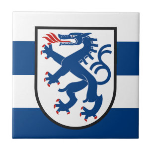 Ingolstadt city flag germany symbol emblem dragon tile